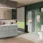Image of VitrA: Root Groove Wall-hung Cabinet Unit with Laundry Basket (400mm)