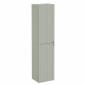 Image of VitrA: Root Groove Wall-hung Tall Cabinet Unit with Two Doors (420mm)