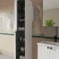 Image of VitrA: Root Groove Wall-hung Tall Cabinet Unit with Two Doors (420mm)