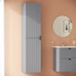 Image of VitrA: Root Groove Wall-hung Tall Cabinet Unit with Two Doors (420mm)