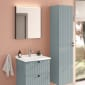 Image of VitrA: Root Groove Wall-hung Tall Cabinet Unit with Two Doors (420mm)