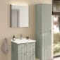 Image of VitrA: Root Groove Wall-hung Tall Cabinet Unit with Two Doors (420mm)