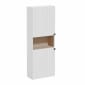 Image of VitrA: Root Groove Compact Wall-hung Bathroom Short/Tall Cabinet Unit with Two Doors (550mm)