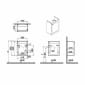 Image of VitrA: Root Classic Wall-hung Vanity Unit With Door & Basin (450mm)