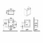 Image of VitrA: Root Classic Wall-hung Vanity Unit With Door & Basin (450mm)