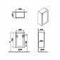 Image of VitrA: Root Classic Wall-hung Compact Lower Cabinet Unit (400mm)