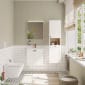 Image of VitrA: Root Classic Wall-hung Vanity Unit with Two Doors and Basin (600mm)