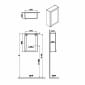 Image of VitrA: Root Classic Wall-hung Compact Upper Cabinet Unit (550mm)