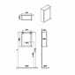 Image of VitrA: Root Classic Wall-hung Compact Upper Cabinet Unit (550mm)