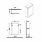 Image of VitrA: Root Classic Wall-hung Compact Lower Cabinet Unit (550mm)