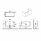 Image of VitrA: Root Classic Wall-hung Vanity Unit with Two Doors and Basin (1000mm)