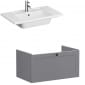 Image of VitrA: Root Classic Wall-hung Vanity Unit with One Drawer and Basin (800mm)