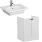 Image of VitrA: Root Classic Vanity Unit with Two Doors and Basin (600mm)