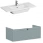 Image of VitrA: Root Classic Wall-hung Vanity Unit with One Drawer and Basin (1000mm)