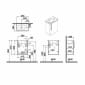 Image of VitrA: Root Flat Compact Vanity Unit with Door (45cm)