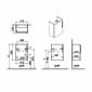 Image of VitrA: Root Flat Compact Vanity Unit with Door (45cm)