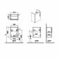 Image of VitrA: Root Flat Wall-hung Vanity Unit with Door (45cm)