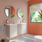 Image of VitrA: Root Flat Wall-hung Vanity Unit with Door (45cm)