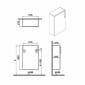 Image of VitrA: Root Flat Wall-hung Lower Cabinet Unit 550mm