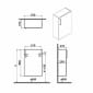 Image of VitrA: Root Flat Wall-hung Lower Cabinet Unit 550mm