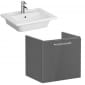 Image of VitrA: Root Flat Wall-hung Vanity Unit with One Drawer and Basin (600mm)