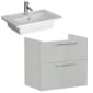 Image of VitrA: Root Flat Wall-hung Vanity Unit with Two Drawers (600mm)
