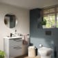 Image of VitrA: Root Flat Wall-hung Vanity Unit with Two Drawers (600mm)