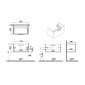 Image of VitrA: Root Flat Wall-hung Vanity Unit with One Drawer and Basin (800mm)