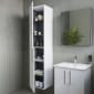 Image of VitrA: Root Flat Wall-hung Tall Cabinet Unit 400mm