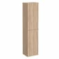 Image of VitrA: Root Flat Wall-hung Tall Cabinet Unit in Natural Finish (400mm)