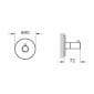 Image of VitrA: Origin Wall-mounted Three-way Diverter Valve