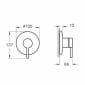 Image of VitrA: Origin Concealed Shower Value (1-Way)