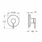 Image of VitrA: Origin Concealed Shower Value (1-Way)