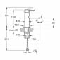 Image of VitrA: Origin Countertop Short Basin Mixer Tap (Soft Copper)