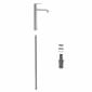 Image of VitrA: Origin Classic Tall Basin Mixer Tap with Top Handle
