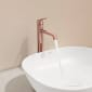 Image of VitrA: Origin Classic Tall Basin Mixer Tap with Top Handle