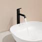Image of VitrA: Origin Classic Tall Basin Mixer Tap with Top Handle