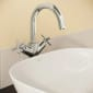 Image of VitrA: Origin Classic Tall Basin Mixer Tap with Cross Handles