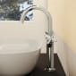 Image of VitrA: Origin Classic Tall Basin Mixer Tap with Cross Handles