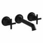 Image of VitrA: Origin Classic Wall-mounted Basin Mixer Tap with Crosshead Handles
