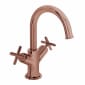 Image of VitrA: Origin Classic Deck-mounted Basin Mixer Tap with Two Cross Handles