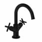 Image of VitrA: Origin Classic Deck-mounted Basin Mixer Tap with Two Cross Handles