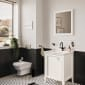 Image of VitrA: Origin Classic Deck-mounted Basin Mixer Tap with Two Cross Handles