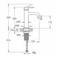 Image of VitrA: Origin Classic Deck-mounted Basin Mixer Tap