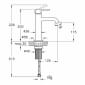 Image of VitrA: Origin Classic Deck-mounted Basin Mixer Tap