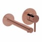 Image of VitrA: Origin Wall-mounted Basin Mixer Tap with Lever Handle