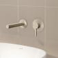 Image of VitrA: Origin Wall-mounted Basin Mixer Tap with Lever Handle