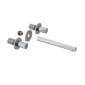 Image of VitrA: Origin Wall-mounted Basin Mixer Tap with Two Handles