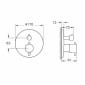 Image of VitrA: Origin Thermostatic Shower Valve