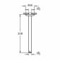 Image of VitrA: Origin Ceiling-mounted Long Shower Arm